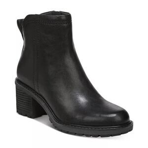Zodiac Greyson Lug-Sole Bootie Boots Faux Leather Black Women's Size 7 US 37 EUR
